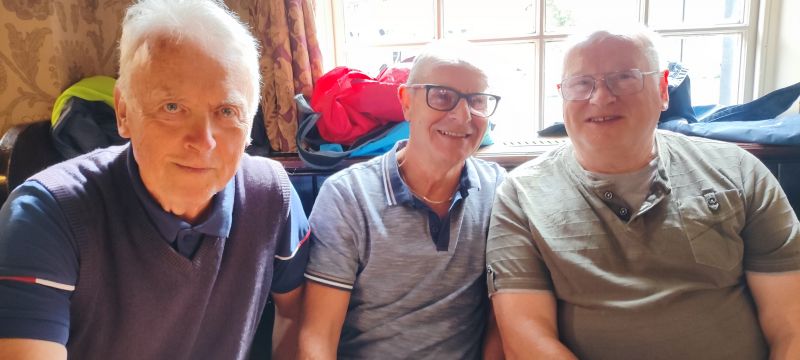 Steve Payne, Derek Atherton and Graham Whiteside